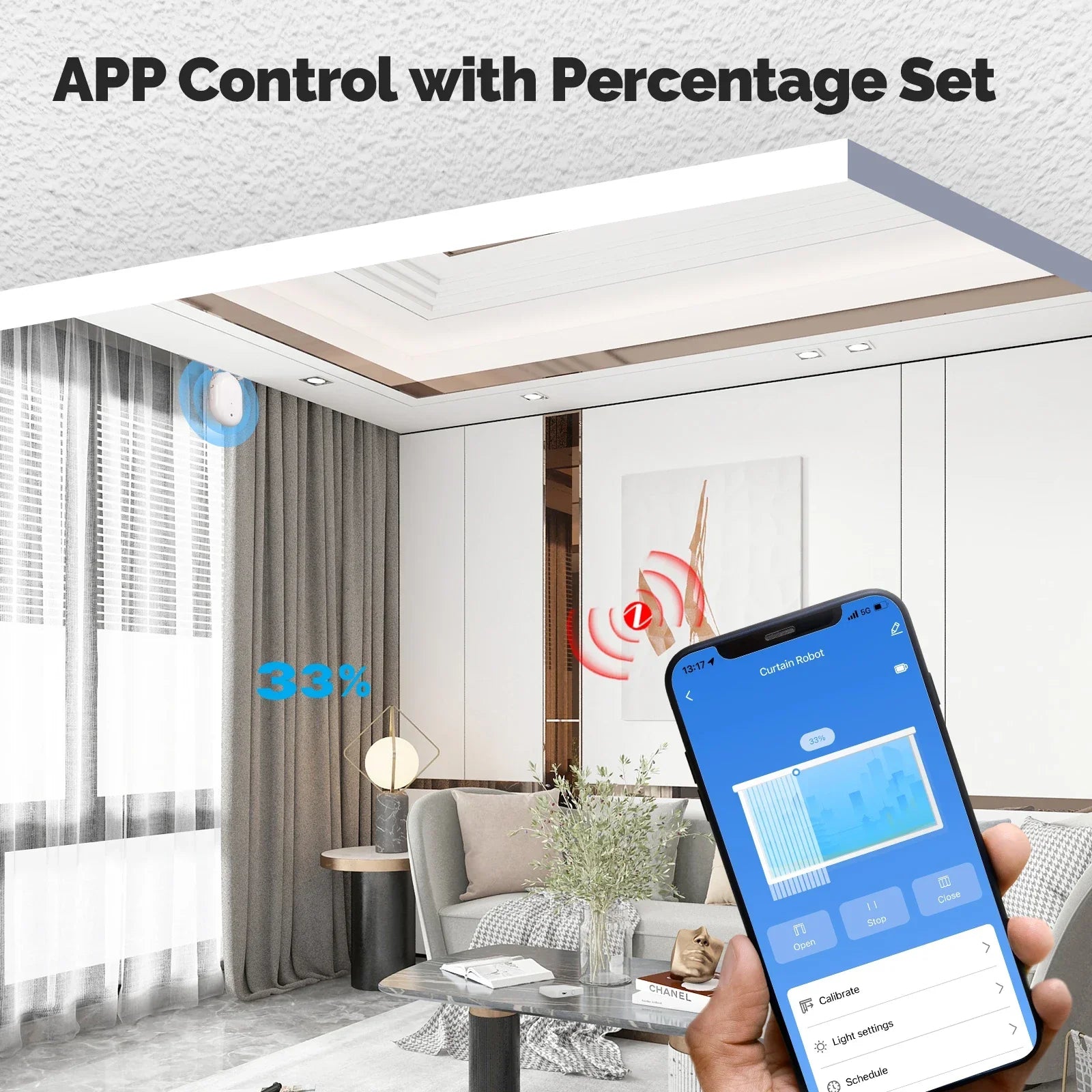 Smart Curtain Control Robot